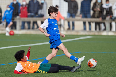 Imagen de la cuarta jornada del Torneo Interescolar./J. Caso y J.P. Urdíroz