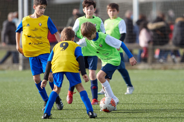 Imagen de la cuarta jornada del Torneo Interescolar./J. Caso y J.P. Urdíroz