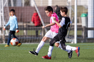 Imagen de la cuarta jornada del Torneo Interescolar./J. Caso y J.P. Urdíroz