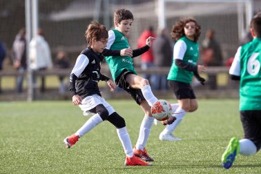 Imagen de la cuarta jornada del Torneo Interescolar./J. Caso y J.P. Urdíroz