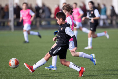 Imagen de la cuarta jornada del Torneo Interescolar./J. Caso y J.P. Urdíroz