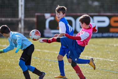 Imagen de la cuarta jornada del Torneo Interescolar./J. Caso y J.P. Urdíroz