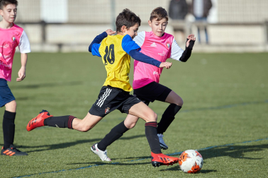 Imagen de la cuarta jornada del Torneo Interescolar./J. Caso y J.P. Urdíroz