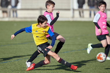 Imagen de la cuarta jornada del Torneo Interescolar./J. Caso y J.P. Urdíroz