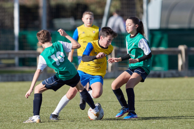 Imagen de la cuarta jornada del Torneo Interescolar./J. Caso y J.P. Urdíroz