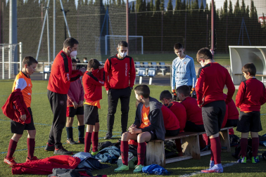 Imagen de la cuarta jornada del Torneo Interescolar./J. Caso y J.P. Urdíroz