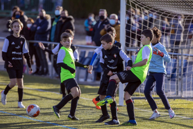 Imagen de la cuarta jornada del Torneo Interescolar./J. Caso y J.P. Urdíroz
