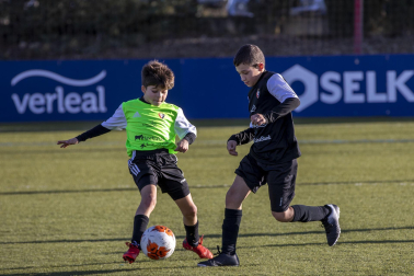 Imagen de la cuarta jornada del Torneo Interescolar./J. Caso y J.P. Urdíroz
