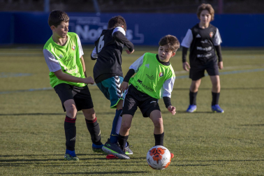 Imagen de la cuarta jornada del Torneo Interescolar./J. Caso y J.P. Urdíroz