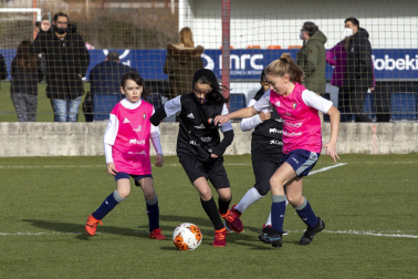 Imagen de la cuarta jornada del Torneo Interescolar./J. Caso y J.P. Urdíroz