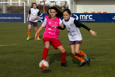 Imagen de la cuarta jornada del Torneo Interescolar./J. Caso y J.P. Urdíroz
