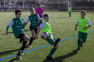 Imagen de la cuarta jornada del Torneo Interescolar./J. Caso y J.P. Urdíroz