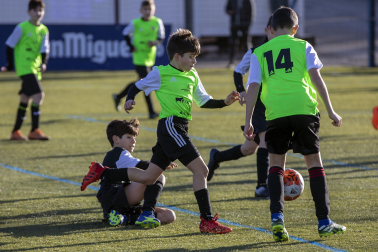 Imagen de la cuarta jornada del Torneo Interescolar./J. Caso y J.P. Urdíroz
