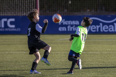 Imagen de la cuarta jornada del Torneo Interescolar./J. Caso y J.P. Urdíroz