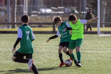 Imagen de la cuarta jornada del Torneo Interescolar./J. Caso y J.P. Urdíroz