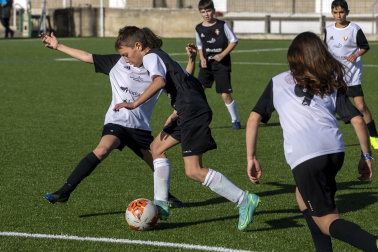 Imagen de la cuarta jornada del Torneo Interescolar./J. Caso y J.P. Urdíroz