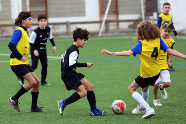 Imagen de uno de los partidos del Torneo Interescolar disputados el martes 28 de diciembre