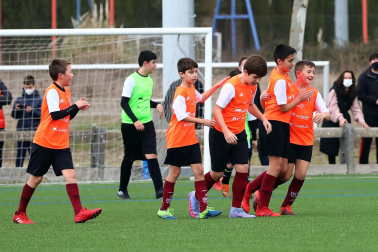 Imagen de uno de los partidos del Torneo Interescolar disputados el martes 28 de diciembre