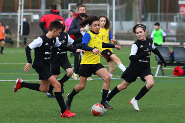 Imagen de uno de los partidos del Torneo Interescolar disputados el martes 28 de diciembre