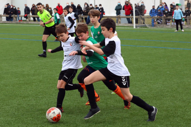 Imagen de uno de los partidos del Torneo Interescolar disputados el martes 28 de diciembre