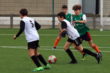 Imagen de uno de los partidos del Torneo Interescolar disputados el martes 28 de diciembre