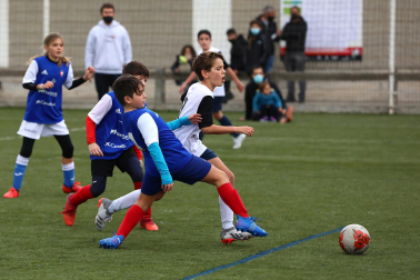 Imagen de uno de los partidos del Torneo Interescolar disputados el martes 28 de diciembre