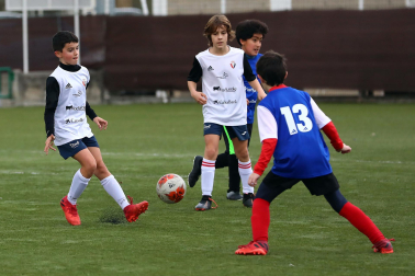 Imagen de uno de los partidos del Torneo Interescolar disputados el martes 28 de diciembre