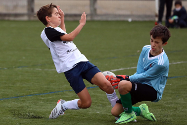 Imagen de uno de los partidos del Torneo Interescolar disputados el martes 28 de diciembre