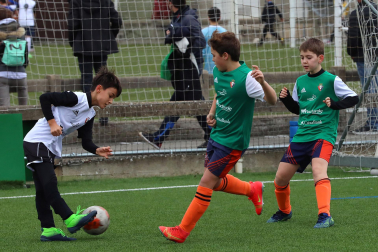 Imagen de uno de los partidos del Torneo Interescolar disputados el martes 28 de diciembre
