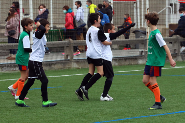 Imagen de uno de los partidos del Torneo Interescolar disputados el martes 28 de diciembre