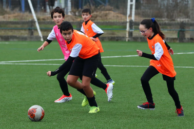 Imagen de uno de los partidos del Torneo Interescolar disputados el martes 28 de diciembre