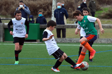 Imagen de uno de los partidos del Torneo Interescolar disputados el martes 28 de diciembre