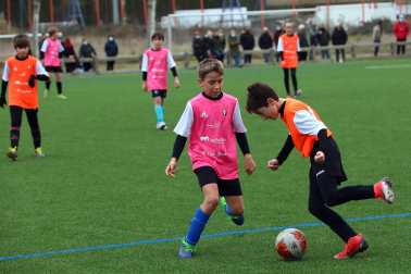 Imagen de uno de los partidos del Torneo Interescolar disputados el martes 28 de diciembre