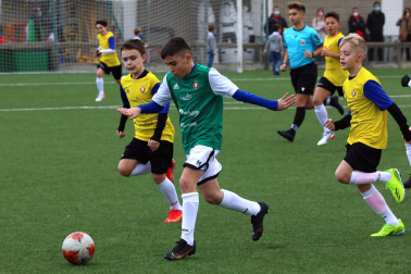 Imagen de uno de los partidos del Torneo Interescolar disputados el martes 28 de diciembre