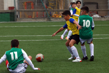 Imagen de uno de los partidos del Torneo Interescolar disputados el martes 28 de diciembre