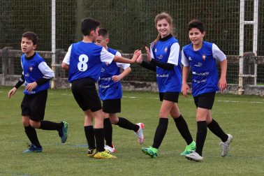 Imagen de uno de los partidos del Torneo Interescolar disputados el martes 28 de diciembre