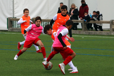 Imagen de uno de los partidos del Torneo Interescolar disputados el martes 28 de diciembre