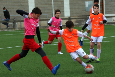 Imagen de uno de los partidos del Torneo Interescolar disputados el martes 28 de diciembre