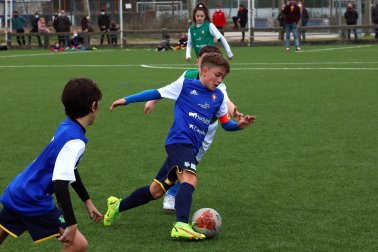 Imagen de uno de los partidos del Torneo Interescolar disputados el martes 28 de diciembre