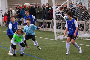 Imagen de uno de los partidos del Torneo Interescolar disputados el martes 28 de diciembre