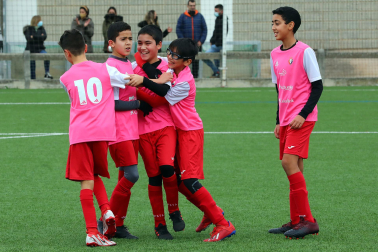 Imagen de uno de los partidos del Torneo Interescolar disputados el martes 28 de diciembre