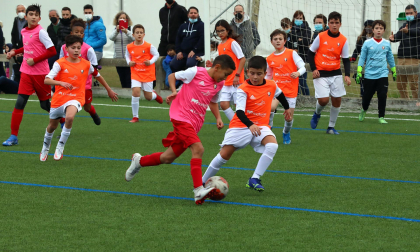 Imagen de uno de los partidos del Torneo Interescolar disputados el martes 28 de diciembre