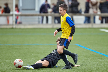 Imagen de uno de los partidos del Torneo Interescolar disputados el martes 28 de diciembre