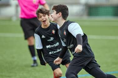 Imagen de uno de los partidos del Torneo Interescolar disputados el martes 28 de diciembre