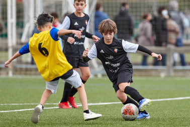 Imagen de uno de los partidos del Torneo Interescolar disputados el martes 28 de diciembre