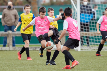 Imagen de uno de los partidos del Torneo Interescolar disputados el martes 28 de diciembre