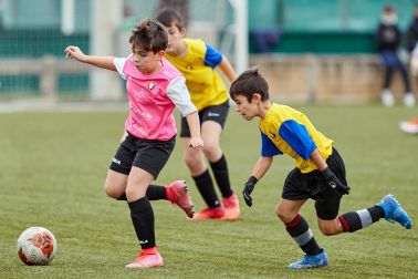 Imagen de uno de los partidos del Torneo Interescolar disputados el martes 28 de diciembre