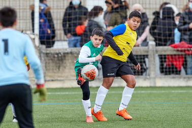 Imagen de uno de los partidos del Torneo Interescolar disputados el martes 28 de diciembre