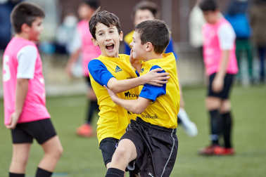 Imagen de uno de los partidos del Torneo Interescolar disputados el martes 28 de diciembre