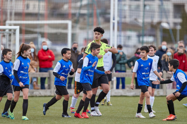 Imagen de uno de los partidos del Torneo Interescolar disputados el martes 28 de diciembre